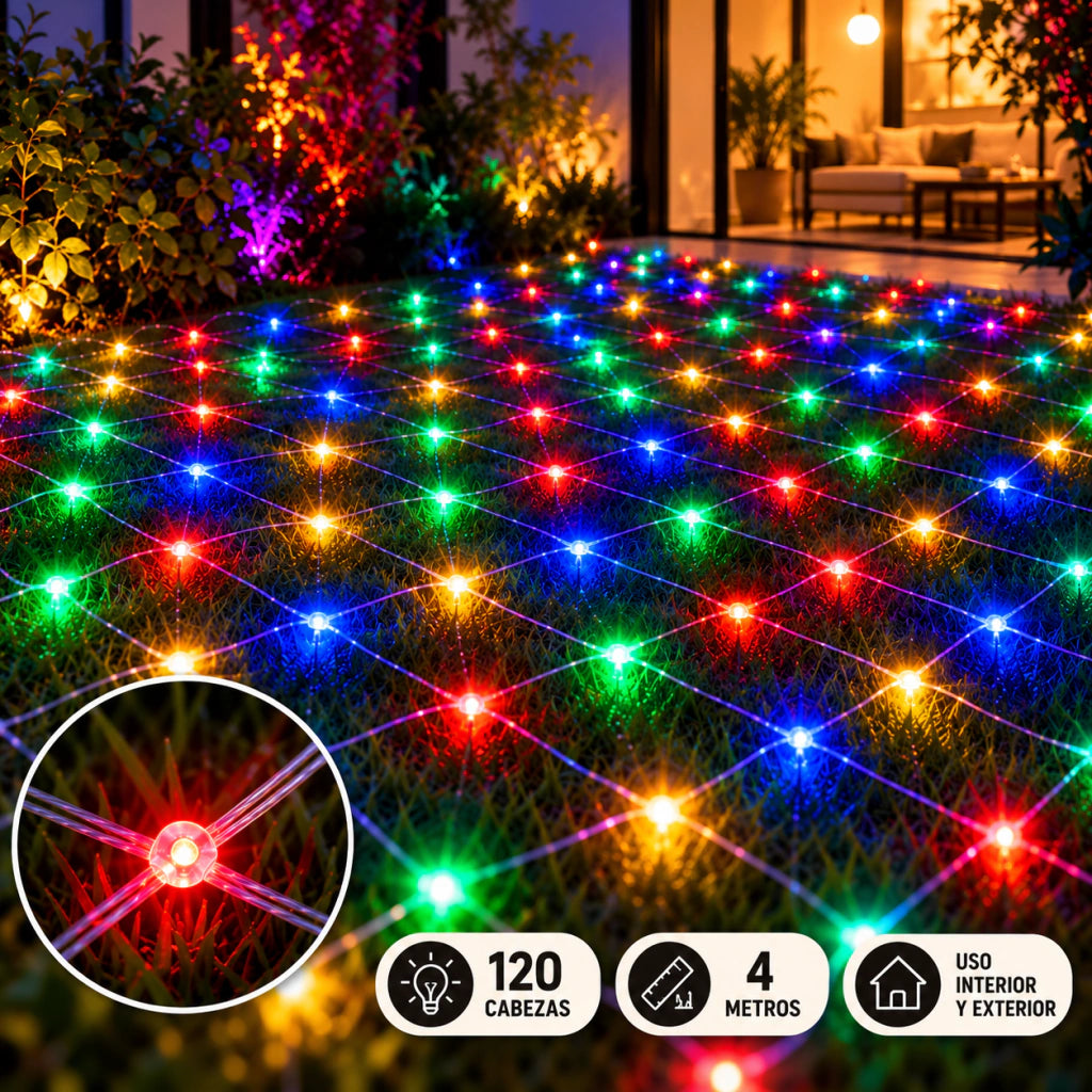 LUZ DE NETLIGHT X1 MULTICOLOR 120 CABEZAAS 3770 [NV-A30-0920]
