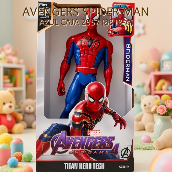 AVENGERS SPIDER MAN AZUL CAJA 2557 (8818-A)
