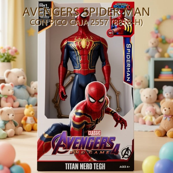 AVENGERS SPIDER MAN CON PICO CAJA 2557 (8818-H)
