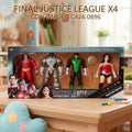 FINAL JUSTICE LEAGUE X4 CON IMAGEN CAJA 0896