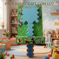 PALA MINECRAFT CON LUZ Y SONIDO 1300