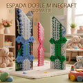 ESPADA DOBLE MINECRAFT (GOMA 13)