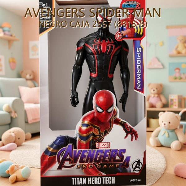 AVENGERS SPIDER MAN NEGRO CAJA 2557 [8818-B]