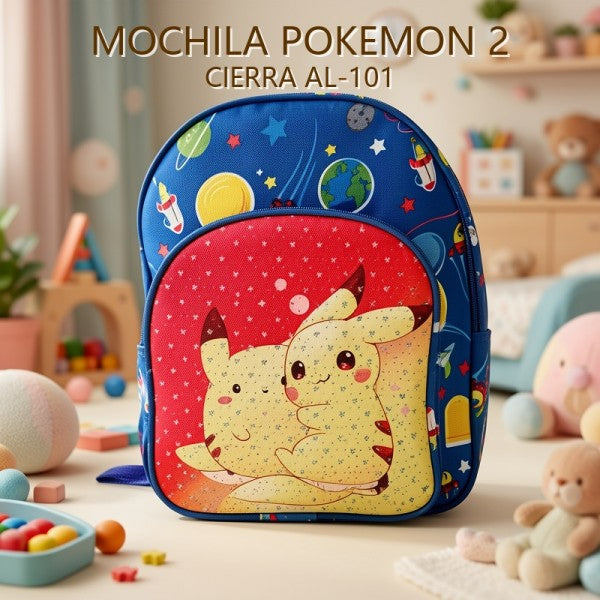 MOCHILA POKEMON 2 CIERRA AL-101