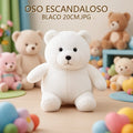 OSO ESCANDALOSO BLANCO 20 CM
