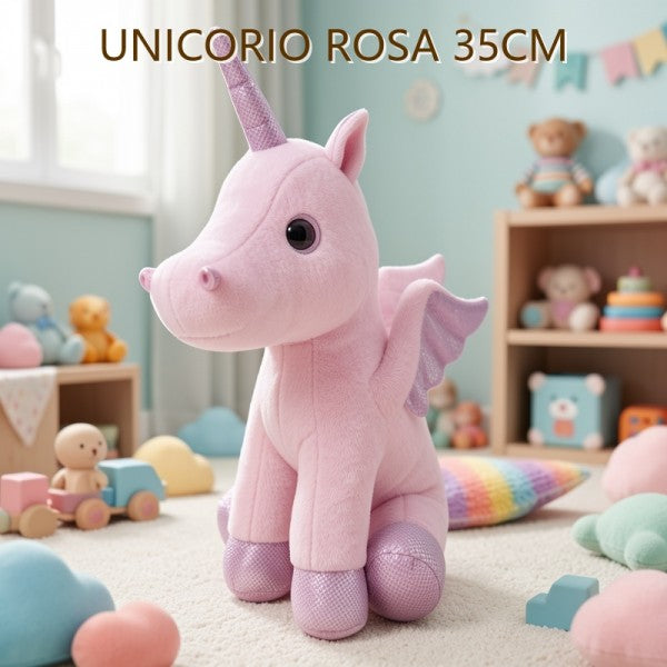 UNICORNIO ROSA 35CM