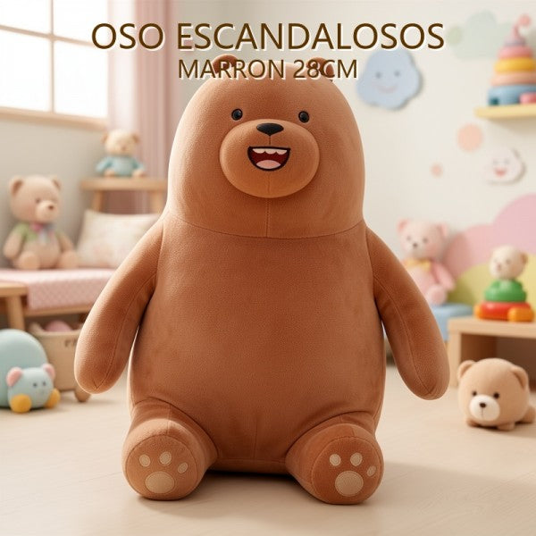 OSO ESCANDALOSO MARRON 28CM
