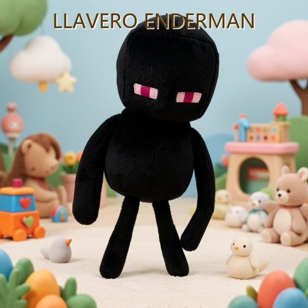 LLAVERO DE PELUCHE ENDERMAN