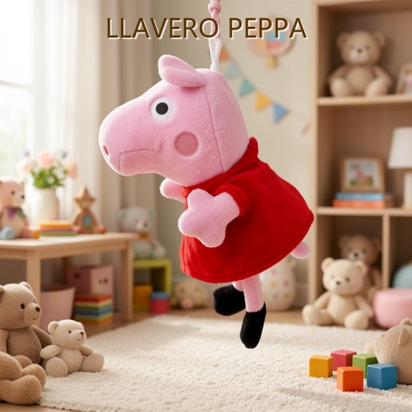 LLAVERO DE PELUCHE PEPPA