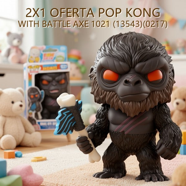 POP KONG WITH BATTLE AXE 1021 (13543)(0217) 2X1 OFERTA FINAL!!!