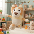 LLAVERO DE PELUCHE BLUEY NARANJA HERMANO