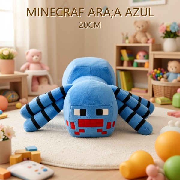 MINECRAFT ARAÑA AZUL 20CM