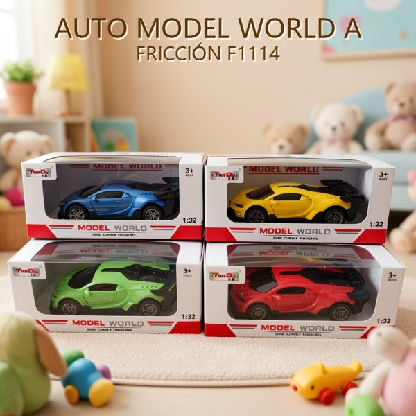 AUTO MODEL WORLD A FRICCIÓN F1114