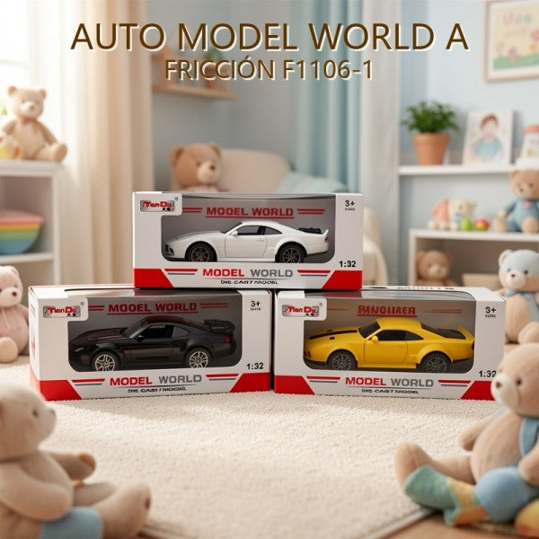 AUTO MODEL WORLD A FRICCIÓN F1106-1