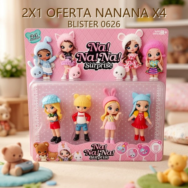 OFERTA 2X1 NANANA X4 BLISTER 0626