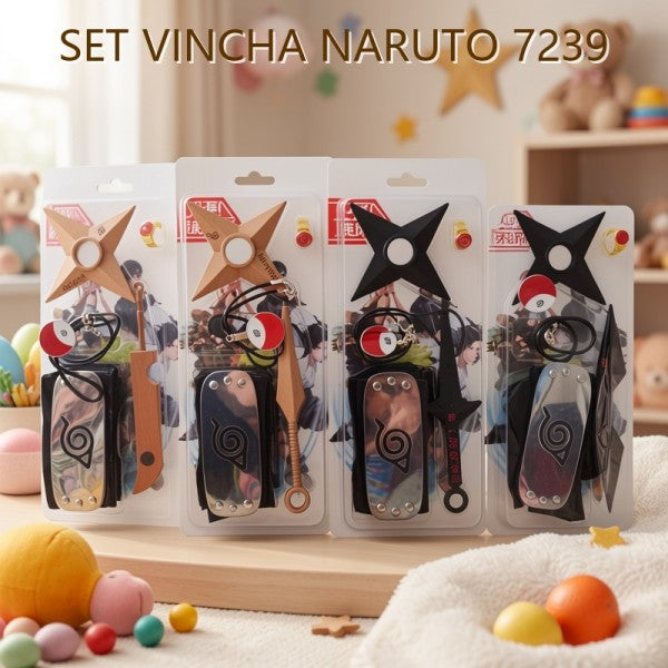 SET NARUTO VINCHA 7239