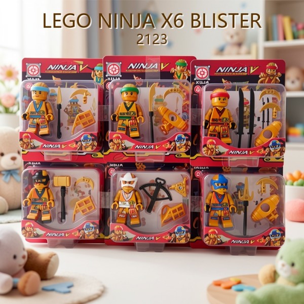 LEGO NINJA X6 BLISTER 2123 21-23