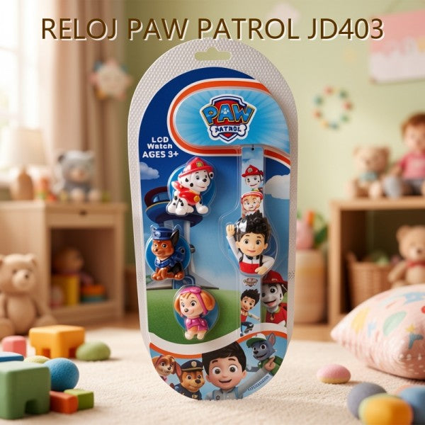 RELOJ PAW PATROL JD403
