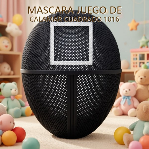 JUEGO DEL CALAMAR MASCARA CUADRADO 1016