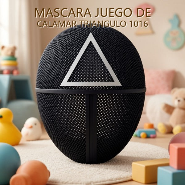JUEGO DEL CALAMAR MASCARA TRIANGULO 1016
