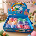 SQUISHY PELOTA COLORES X12 034