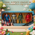FINAL! DC JUSTICE LEAGUE X4 CON IMAGEN CAJA SURTIDO 0896