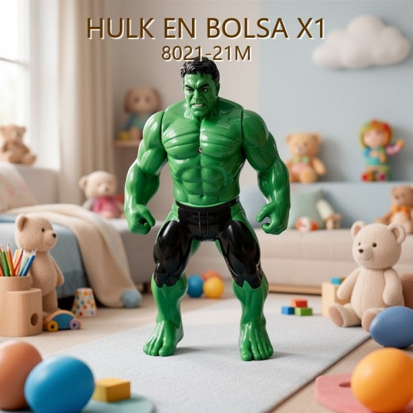 AVENGERS HULK EN BOLSA X1 8021-21M