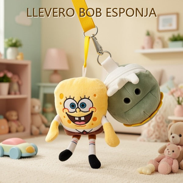 LLAVERO DE PELUCHE BOB ESPONJA