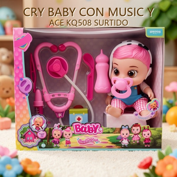 CRY BABY CON MUSIC Y ACE KQ508 SURTIDO