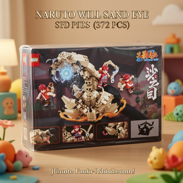 BLOQUES NARUTO WILL SAND EYE (372 PCS) JX90120