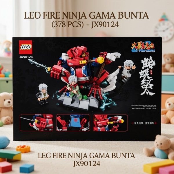 BLOQUES FIRE NINJA GAMA BUNTA (378 PCS) JX90124