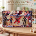 SPIDER MAN X4 CON AVION Y LUZ BLISTER 0145