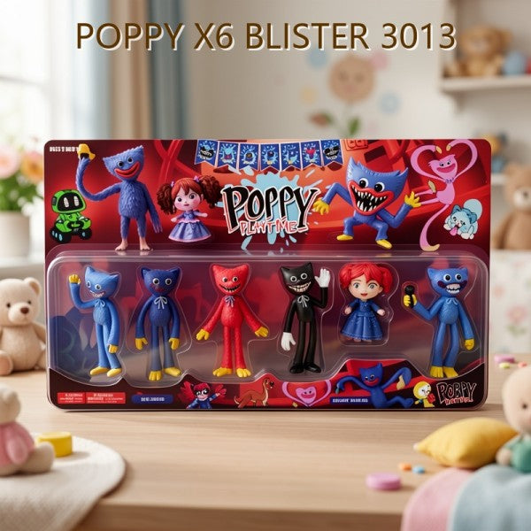 POPPY X6 BLISTER 3013