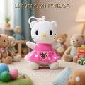 LLAVERO DE PELUCHE KITTY ROSA