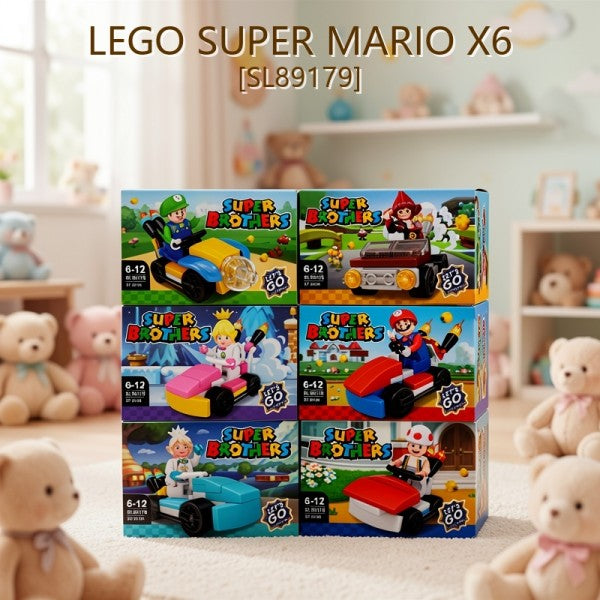 BLOQUES SUPER MARIO X6 [SL89179]