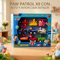 PAW PATROL X9 CON AUTO Y AVION CAJA 5676 [G9]