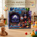 AVENGERS CAPITAN AMERICA CON MASCARA Y LUZ SONIDO 0038