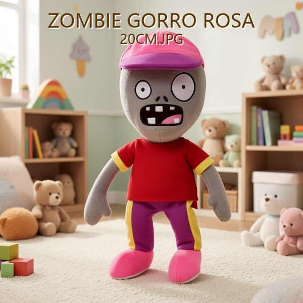 ZOMBIE GORRO ROSA 20CM