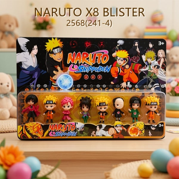 NARUTO X8 BLISTER 2568(241-4)