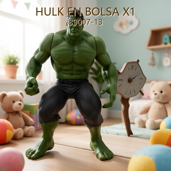 AVENGERS HULK EN BOLSA X1 89007-13