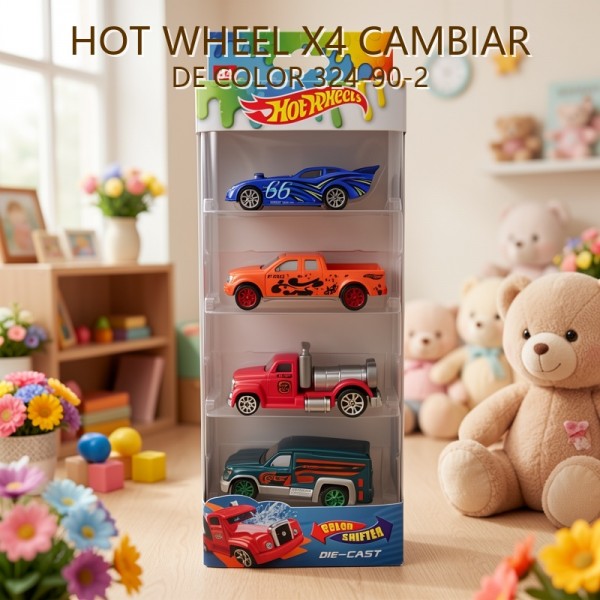 HOT WHEEL X4 CAMBIAN DE COLOR 324-90-2