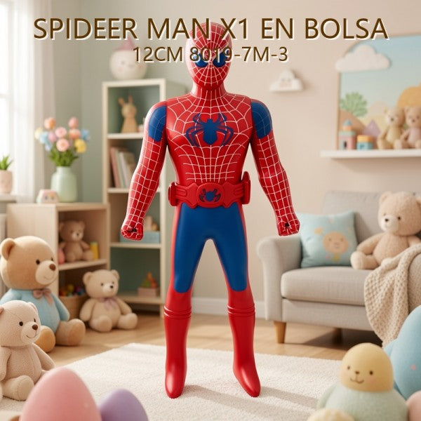 SPIDER MAN X1 EN BOLSA 12CM 8019-7M-3