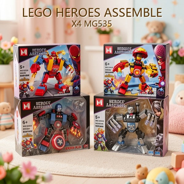 LEGO HEROES ASSEMBLE X4 MG535