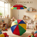 SOMBRILLA 100CM 8K X1 AL-100-10 SURTIDO