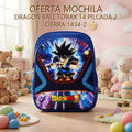 MOCHILA DRAGON BALL TORAX 14 PILCADA 2 CIERRA 1434-2 OFERTA FINAL!!!