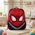 MOCHILA SPIDER MAN TORAX 14 PILCADA 2 CIERRA 1449-8 OFERTA FINAL!!!
