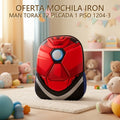 MOCHILA IRON MAN TORAX 12 PILCADA 1 PISO 1204-3 OFERTA FINAL!!!