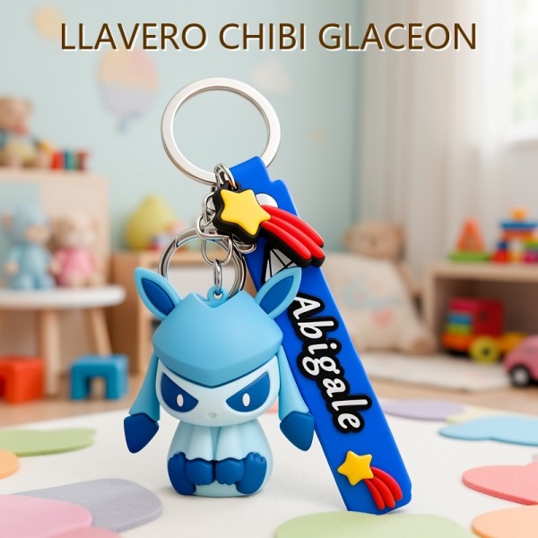 LLAVERO POKEMON CHIBI GLACEON