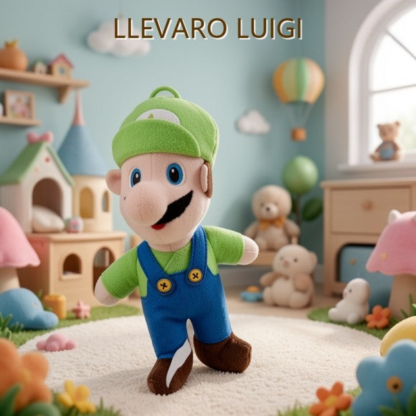 LLAVERO DE PELUCHE LUIGI