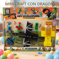 MINECRAFT CON DRAGON 1622 (J167) VARIOS MODELOS SURTIDOS
